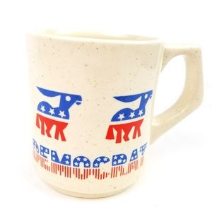 Vintage DEMOCRAT DONKEY Coffee Mug Tea Cup USA